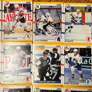 1990 Score 90+ Hockey  Cards Set, incl. Sundin,Gretzky, Claude Lemieux, etc…